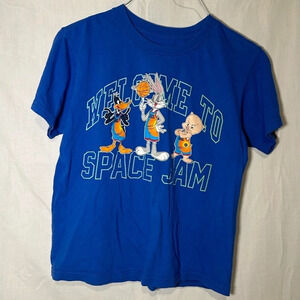 blue Space Jam “Welcome to the Space Jam” tshirt size small